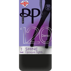 Pretty Polly Premium Opaques AVA7 black XL 
