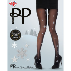 Pretty Polly Christmas AWC7 black OS 
