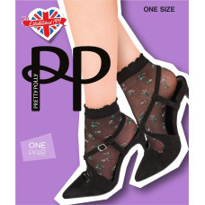 Pretty Polly Fashion Anklets AVX6 blck OS 